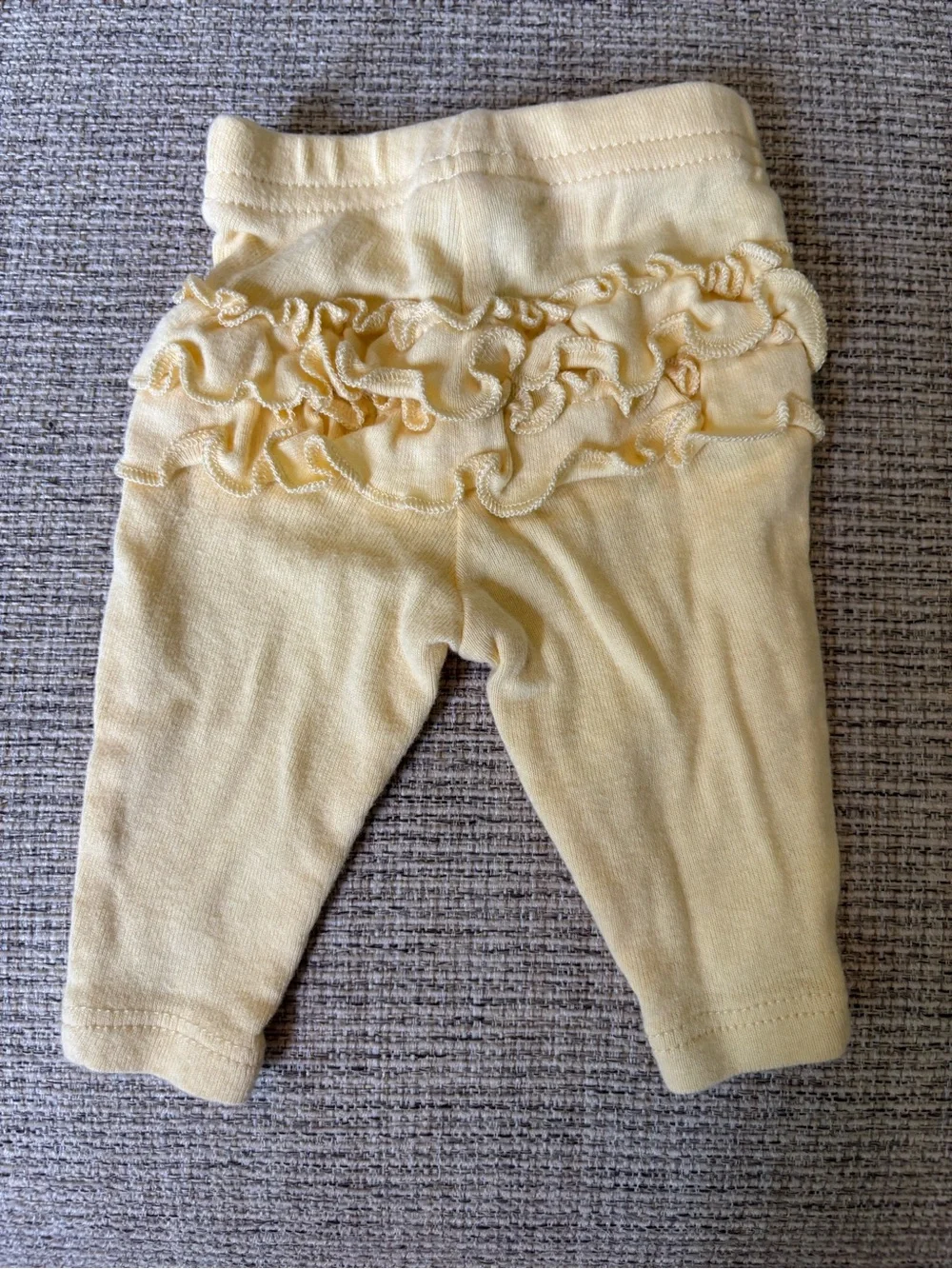 Carter's Pale Yellow Baby Leggings
